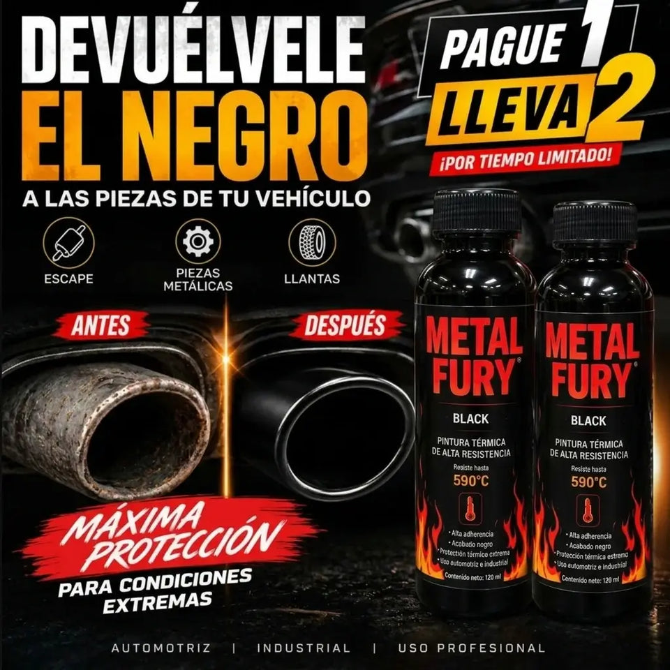 2X1 Pintura Térmica - Metal Fury 590°C