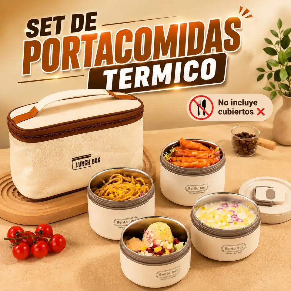 Lonchera Recipientes X4