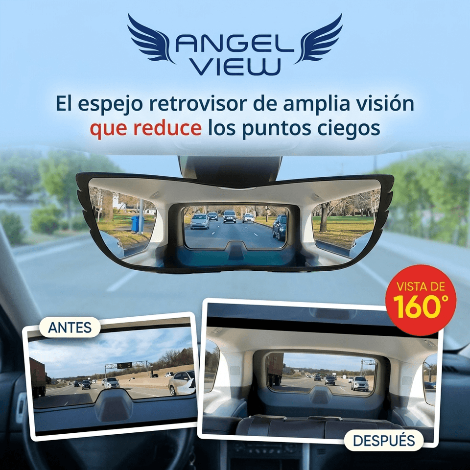 ESPEJO RETROVISOR GRAN ANGULAR + ENVIO GRATIS