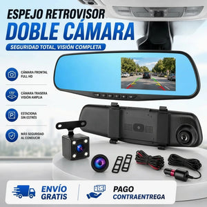 ESPEJO RETROVISOR DOBLE CÁMARA